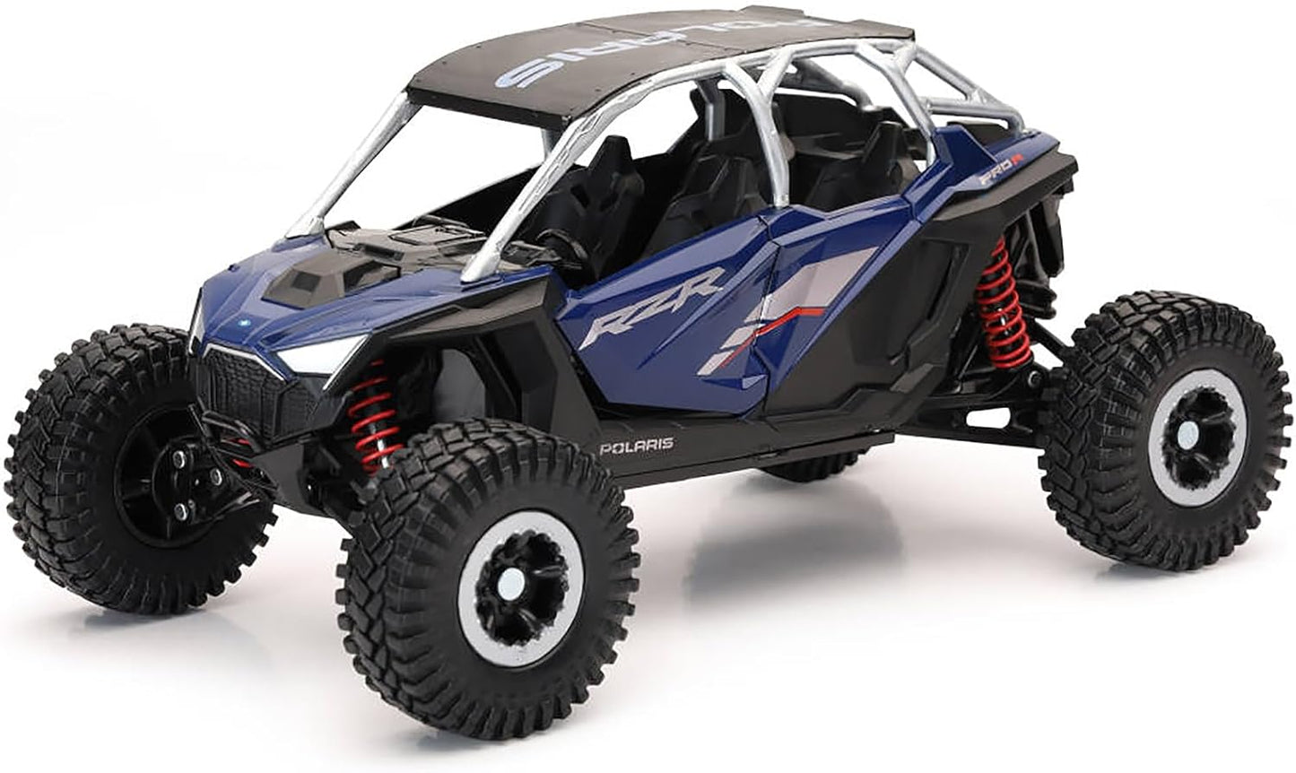 Available to Order – Polaris RZR Pro R 4 Rock Crawler Azur Chrystal 1:18 New Ray Model (NEW 58466A)