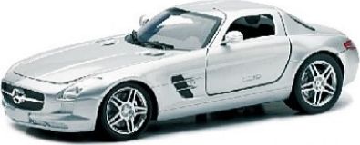 Mercedes Benz SLS AMG Silver (Asst #71263RA) 1:24 New Ray Model