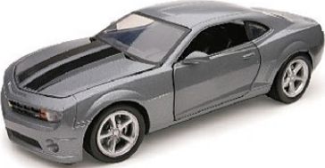 Chevrolet Camaro SS Grey w/Black Stripe (Asst #71263RA) 1:24 New Ray Model