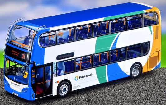 Alexander Dennis Enviro400 - Stagecoach East Scotland (19178 - MX57 LCC) 1:76 – diecast model
