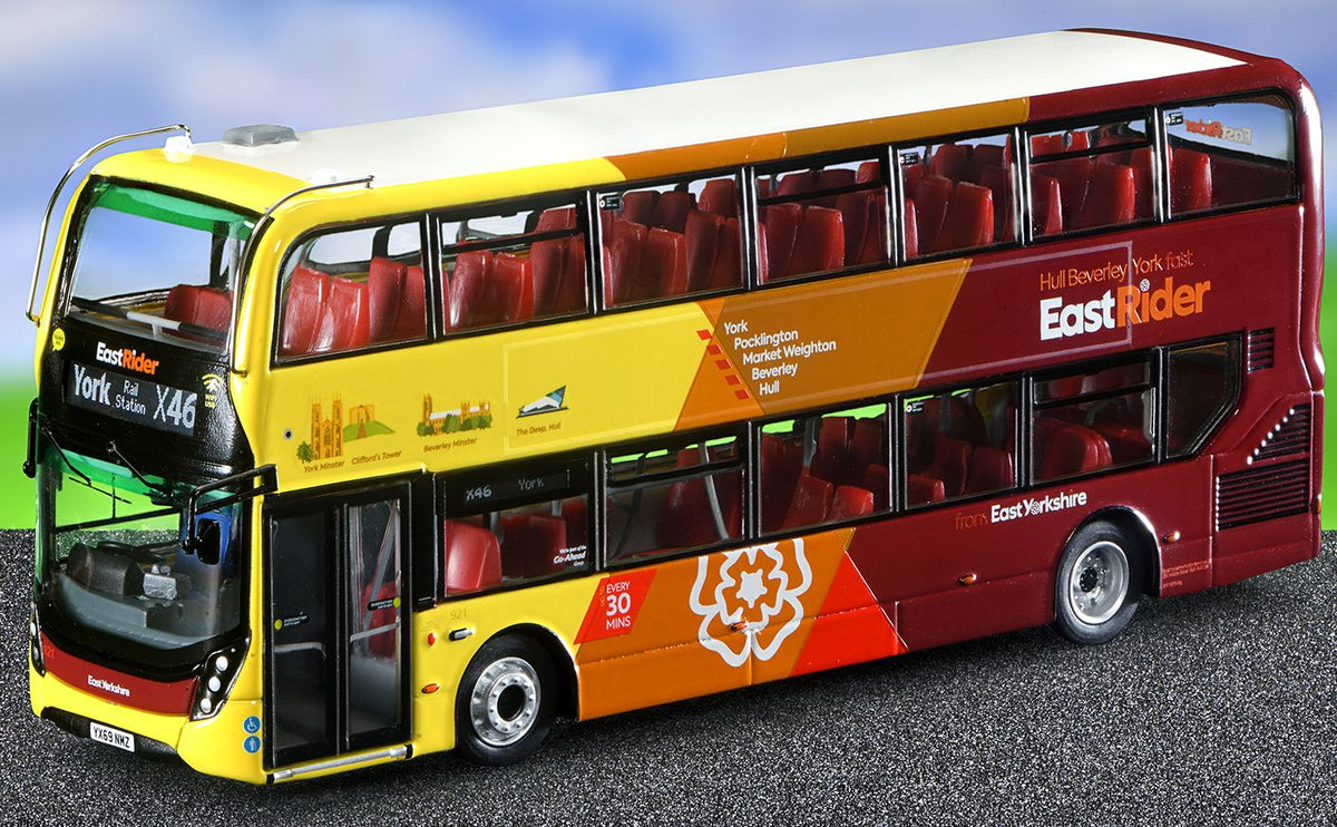 ADL Enviro400 - East Yorkshire (921 - YX69 HMZ) - Route: York X46 1:76 – diecast model
