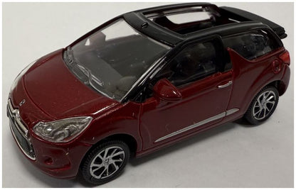 Available to Order – Citroen Ds 3 Cabrio 2014 Red (top Down) 1:64 Dealer Model Model (NOV 019480R)
