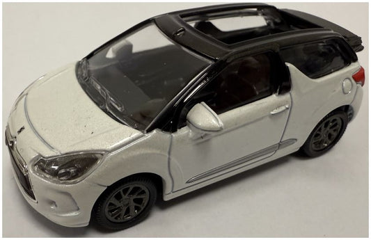 Available To Order – Citroen Ds 3 Cabrio 2014 White (top Down) 1:64 Dealer Model Model (NOV 019480W)