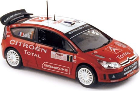 Available to Order – Citroen C4 WRC Rallye De MC08 - Loeb 1:43 Norev Model (NOV 155418)