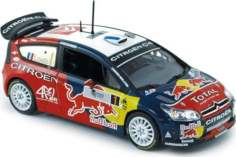 Available To Order – Citroen C4 WRC TDC08 - Loeb 1:43 Norev Model (NOV 155422)