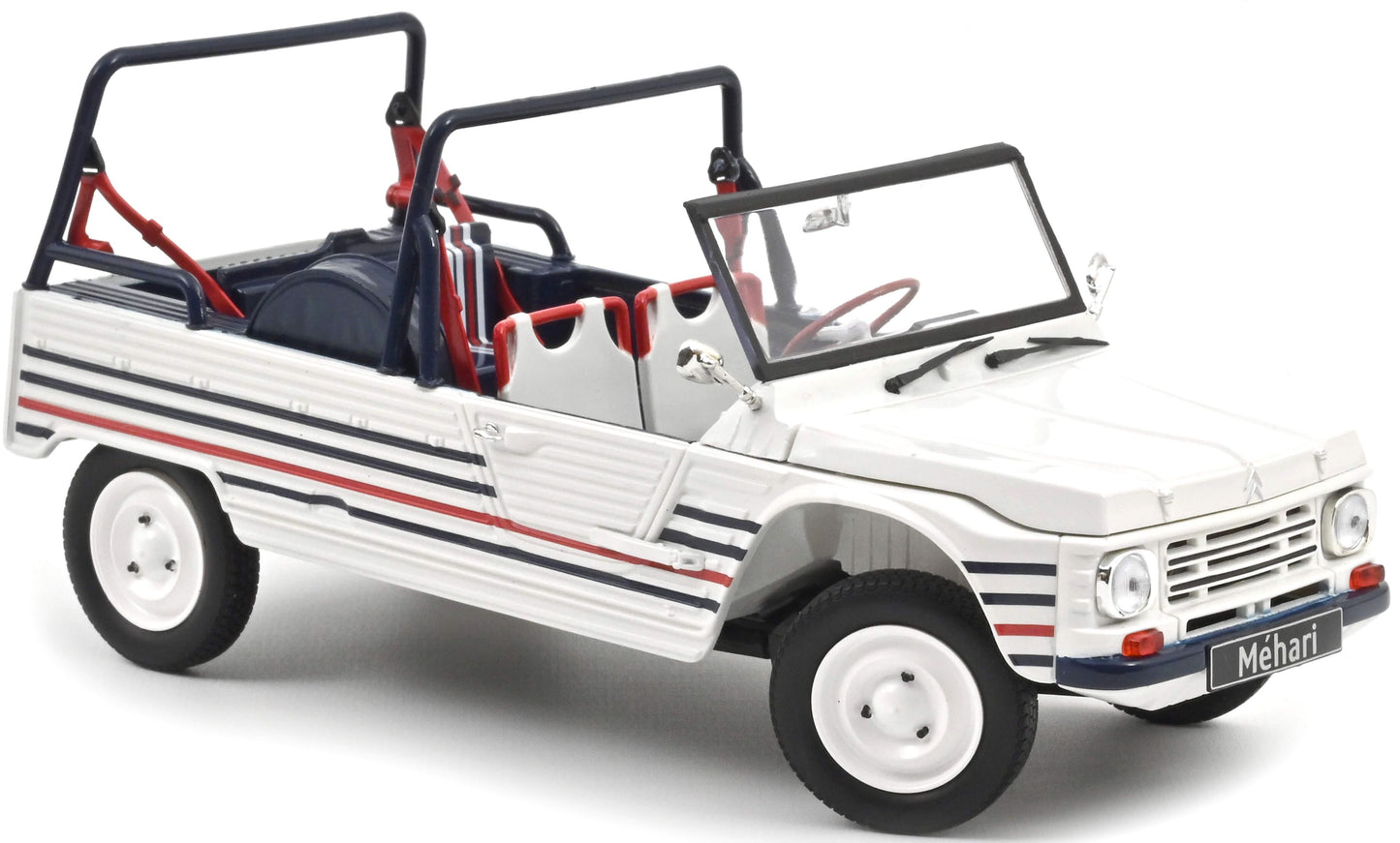 Available to Order – Citroen Mehari Blue White Red 2016 1:18 Norev Model (NOV 181805)