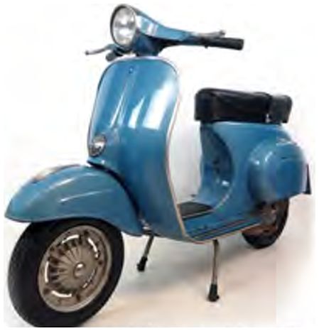 Available to Order – Vespa 125 Primavera Blue Metallic 1968 1:18 Norev Model (NOV 182100)