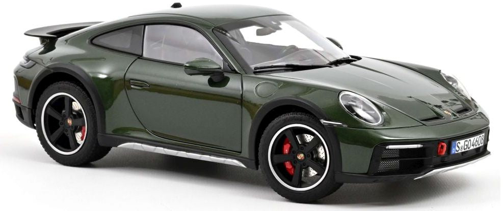 Available to Order – Porsche 911 Dakar Oak Green Metallic 2023 1:18 Norev Model (NOV 187241)
