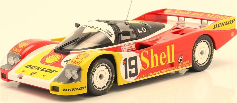Available to Order – Porsche 962C 6th Le Mans #19 1988 Andretti /Andretti/Andretti Special LTD Edition 1:18 Norev Model (NOV 187415)