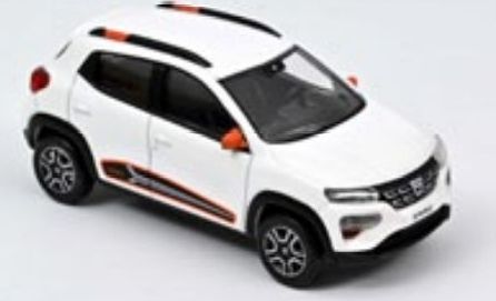 Available To Order – Dacia Spring Comfort Plus 2022 Kaolin White 1:43 Norev Model (NOV 509062)