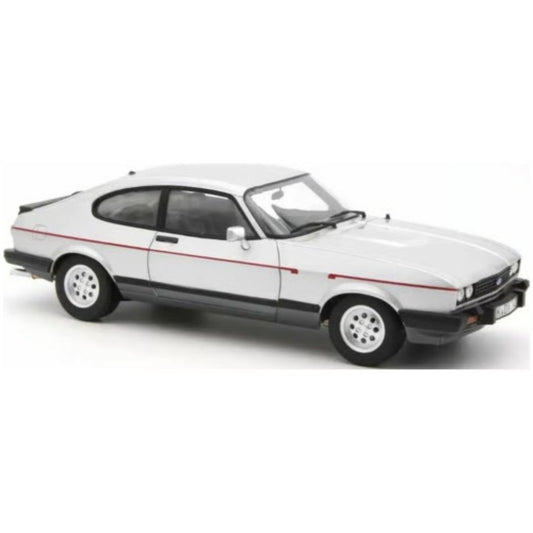Pre-Order - 1:18 NOREV Ford Capri Mk.Iii 2.8 Injection LHD Strato Silver 1983 NV182765 Stocks Due Dec 2025 / Jan 2026