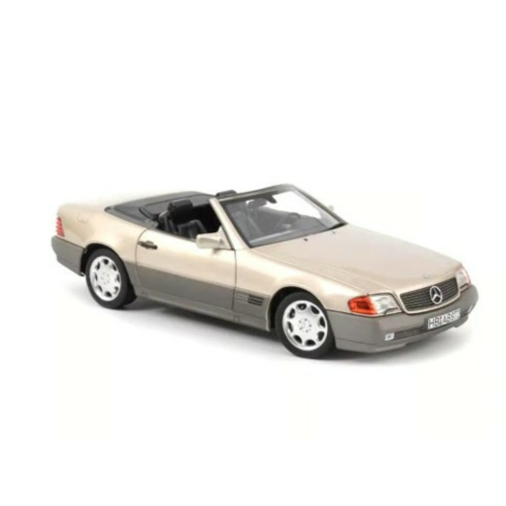 PRE ORDER STOCKS DUE SEPTEMBER / OCTOBER 2025 1/18 NOREV NV183719 2000 MERCEDES-BENZ 500 SL - SMOKE SILVER METALLIC
