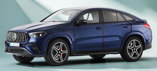 Available To Order – Mercedes AMG GLE 53 Coupe Mystic Blue 1:18 NZG Construction Models Model (NZG 111500022)