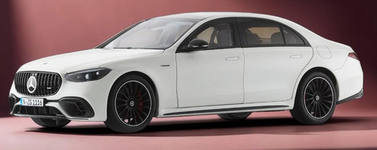 Available To Order – Mercedes AMG S 63 E Performance Opalith White 1:18 NZG Construction Models Model (NZG 111600040)