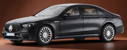 Available To Order – Mercedes AMG S 63 E Performance Nightblack Magno 1:18 NZG Construction Models Model (NZG 111600052)