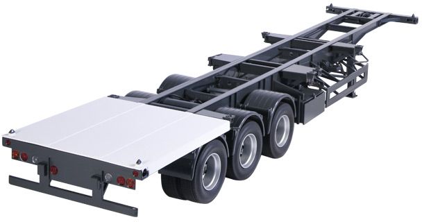 Available To Order – Semitrailer International for Containers 1:18 NZG Construction Models Model (NZG 9771)