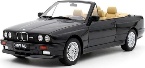 Available To Order – BMW E30 M3 Convertible Black 1989 1:18 (OTT 1012)