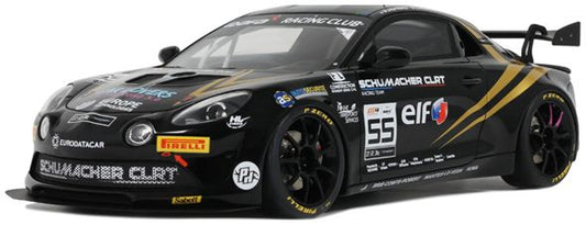 Available To Order – Alpine A110 GT4 EVO Black P. Huteau L. Hurgon GT4 European Series 2024 1:18 (OTT 1149)