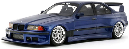BMW E36 LTO Sedan Turbo Khyzyl Saleem Avus Blue 2023 1:18 Otto Mobile Model