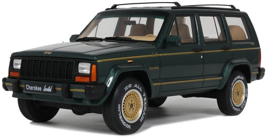 Available To Order – Jeep Cherokee XJ Limited Hunter Green 1995 1:18 Otto Mobile Club Model (OTT 1204)