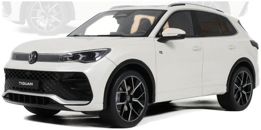 Available to Order – VW Tiguan E TSI R-Line Oryx White Pearl L0K1 2024 1:18 (OTT 1219)