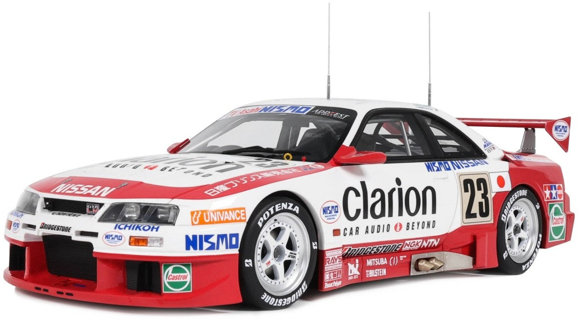 Available To Order – Nismo GT-R LM White K. Hoshino/M. Hasemi T. Suzuki 1996 1:18 Otto Mobile Club Model (OTT 1232)