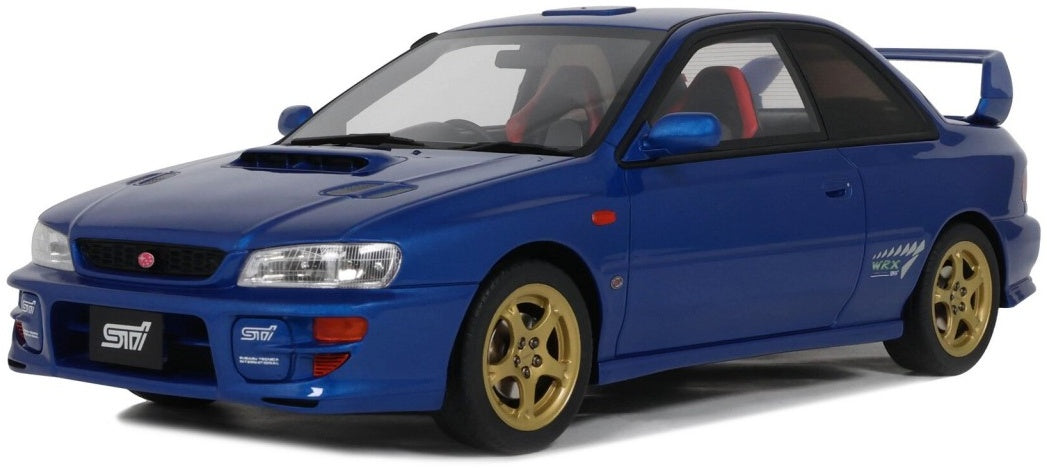 Available To Order – Subaru Impreza WRX Type R STI Version V Limited Sonic Blue 1999 1:18 Otto Mobile Club Model (OTT 1249)