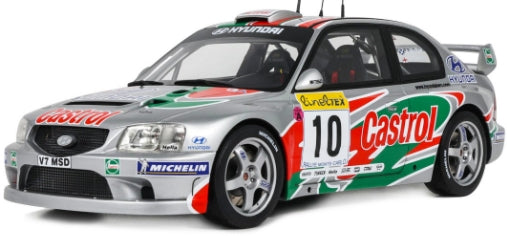Hyundai Accent WRC Grey #10 A.McRae D.Senior Rally Monte Carlo 2001 1:18 Otto Mobile Model