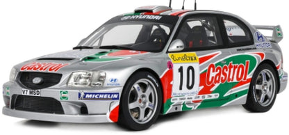 Hyundai Accent WRC Grey #10 A.McRae D.Senior Rally Monte Carlo 2001 1:18 Otto Mobile Model