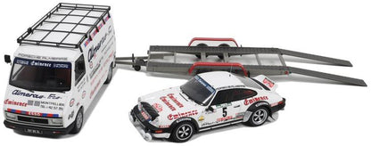 Available To Order – Citroen C35 Almeras + Trailer w/Porsche 911 SC #5 Rallye of Portugal 1981 1:18 (OTT 374)