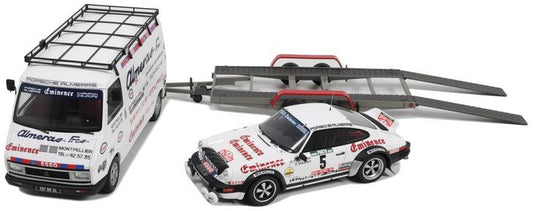Available To Order – Citroen C35 Almeras + Trailer w/Porsche 911 SC #5 Rallye of Portugal 1981 1:18 (OTT 374)