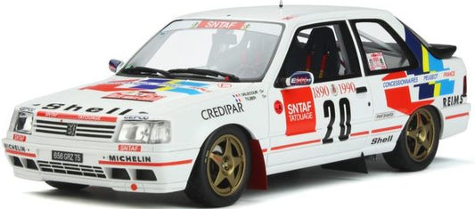 Available To Order – Peugeot 309 GR. A #20 Rally Monte Carlo 1990 1:18 Otto Mobile Club Model (OTT 943)