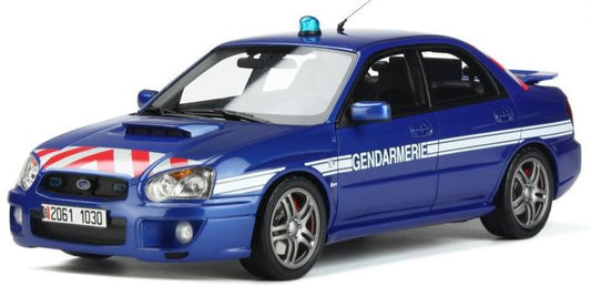 Available To Order – Subaru Impreza STI WRX Gendarmerie 2006 1:18 Otto Mobile Club Model (OTT 948)