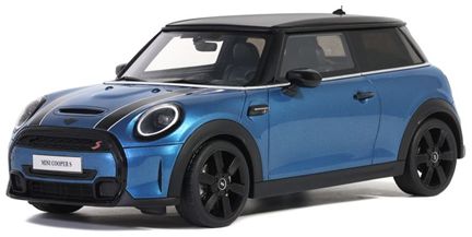 Available To Order – Mini Cooper S Blue 2021 1:18 Otto Mobile Club Model (OTT 982)