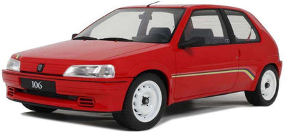 Available To Order – Peugeot 106 PH.1 Rallye Red P0KB 1993 1:12 Otto Mobile Club Model (OTT G108)