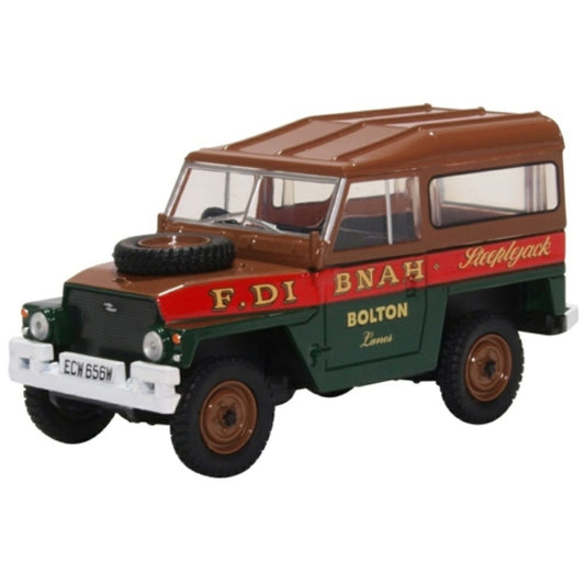 Ox43lrl006 - 1:43 Land Rover Lightweight Hard Top Fred Dibnah Oxford Diecast Model