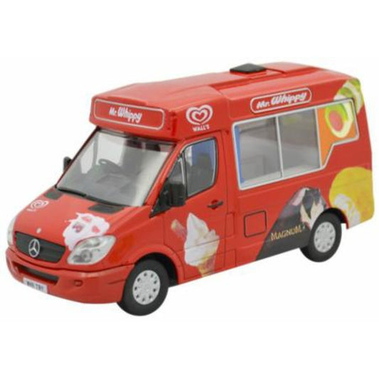 THIS ITEM IS AVAILABLE TO ORDER FROM OUR SUPPLIER - 1:43 OXFORD DIECAST OX43WM001 WALLS ICE CREAM WHITBY MONDIAL ICE CREAM VAN
