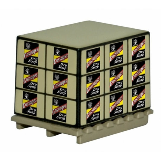 Available to Order – Accessories Pallet Load Gossages Dry Soap 1:76 Model (ox76acc009) 1:76 Oxford Diecast Model (OX76ACC009)
