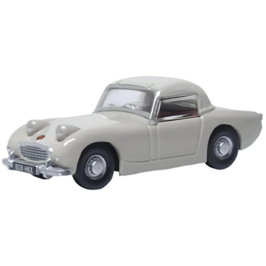 Available to Order – Nevada Beige Austin Healey Frogeye Sprite 1:76 Oxford Diecast Model (OX76AHF004)