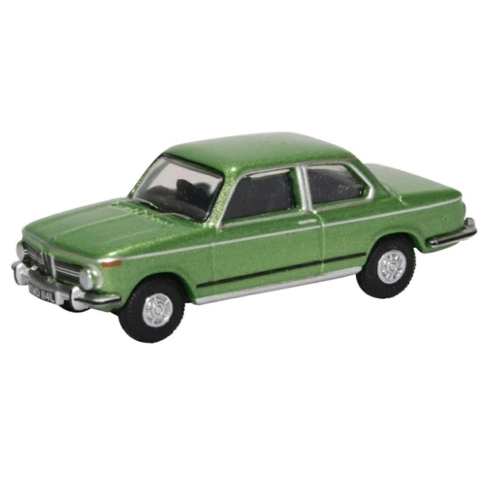 Available to Order – BMW 2002 Taiga Green 1:76 Oxford Diecast Model (OX76BM02003)