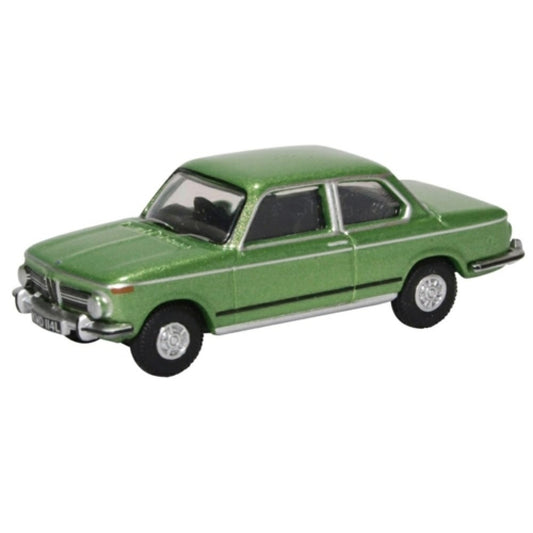 Available to Order – BMW 2002 Taiga Green 1:76 Oxford Diecast Model (OX76BM02003)