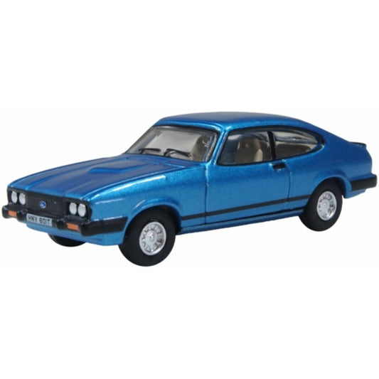 Available to Order – Ford Capri MK III Cosmos Blue Metallic 1:76 Oxford Diecast Model (OX76CAP010)