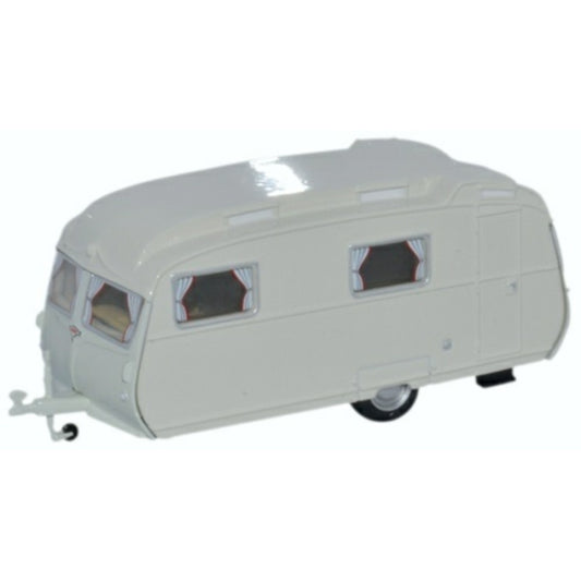 Available To Order – Ox76cc001 - 1:76 Carlight Continental Caravan Light Grey OXFORD Model (OX76CC001)