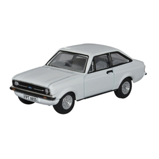 Ox76esc003 - 1:76 Diamond White Ford Escort MK2 Oxford Diecast Model