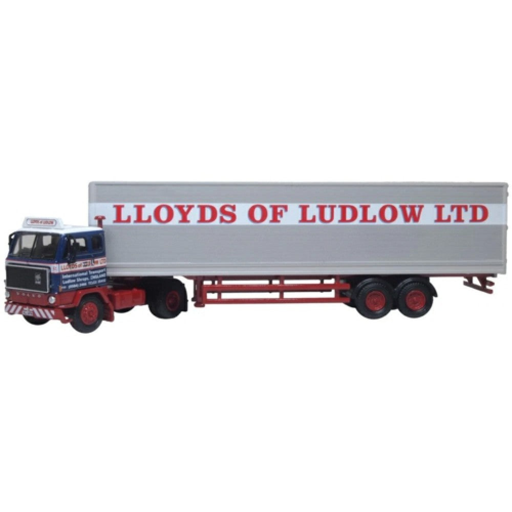Available to Order – Volvo F88 40ft Box Trailer Lloyds of Ludlow 1:76 Oxford Diecast Model (OX76F88003)