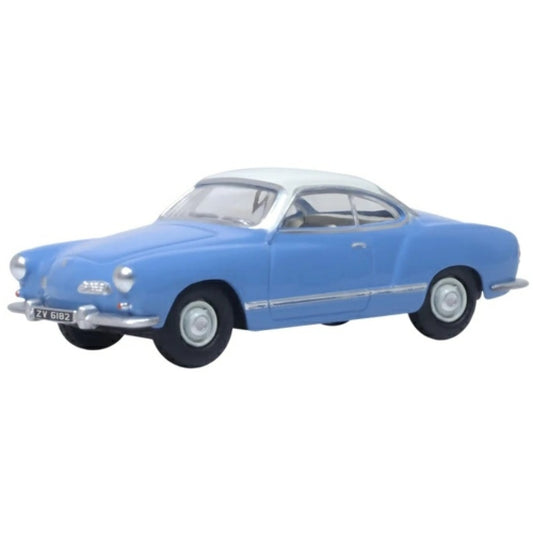 Available to Order – VW Karmann Ghia Lavender/pearl White 1:76 Oxford Diecast Model (OX76KG003)