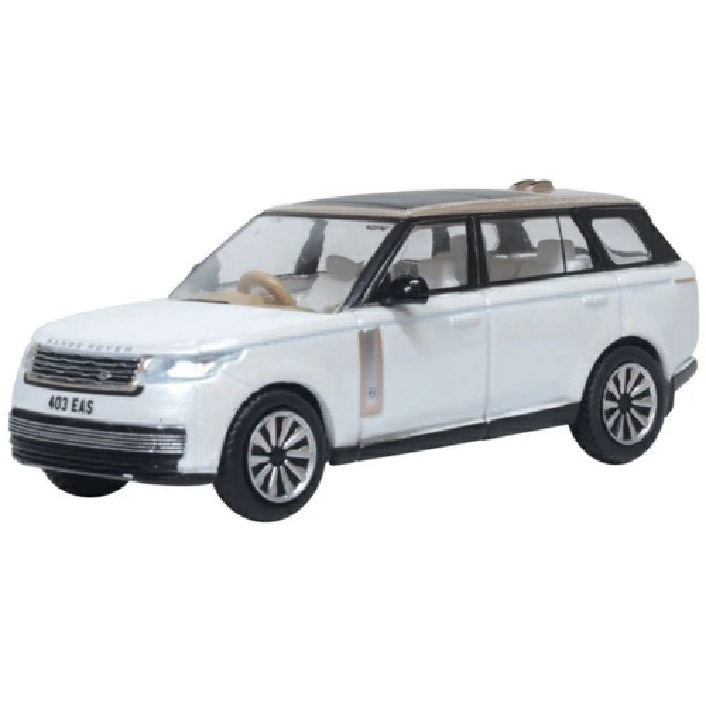 Available to Order – Range Rover L460 LWB Sv Ice White/corinthian Bronze 1:76 Oxford Diecast Model (OX76RR5L002)