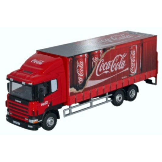 Available To Order – Ox76s94004cc - 1:76 Scania 94D 6 Wheel Curtainside Coca Cola OXFORD Model (OX76S94004CC)