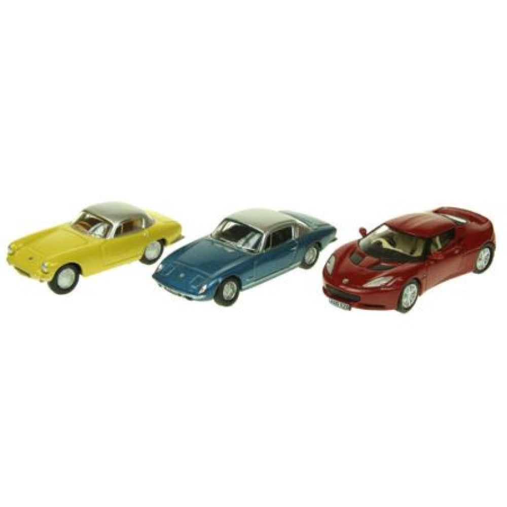 Available to Order – 3 Piece Lotus Set Elan/elite/evora 1:76 Model (OX76SET28)