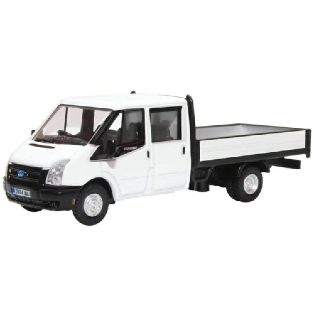 Available To Order – Ox76tpu005 - 1:76 White Ford Transit Dropside OXFORD Model (OX76TPU005)